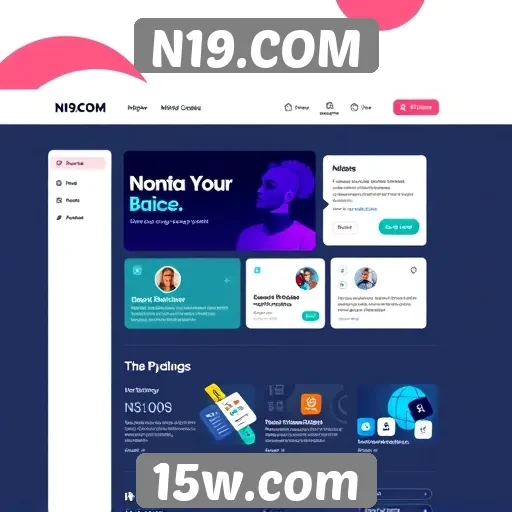 Análise da interface de usuário do N19.COM